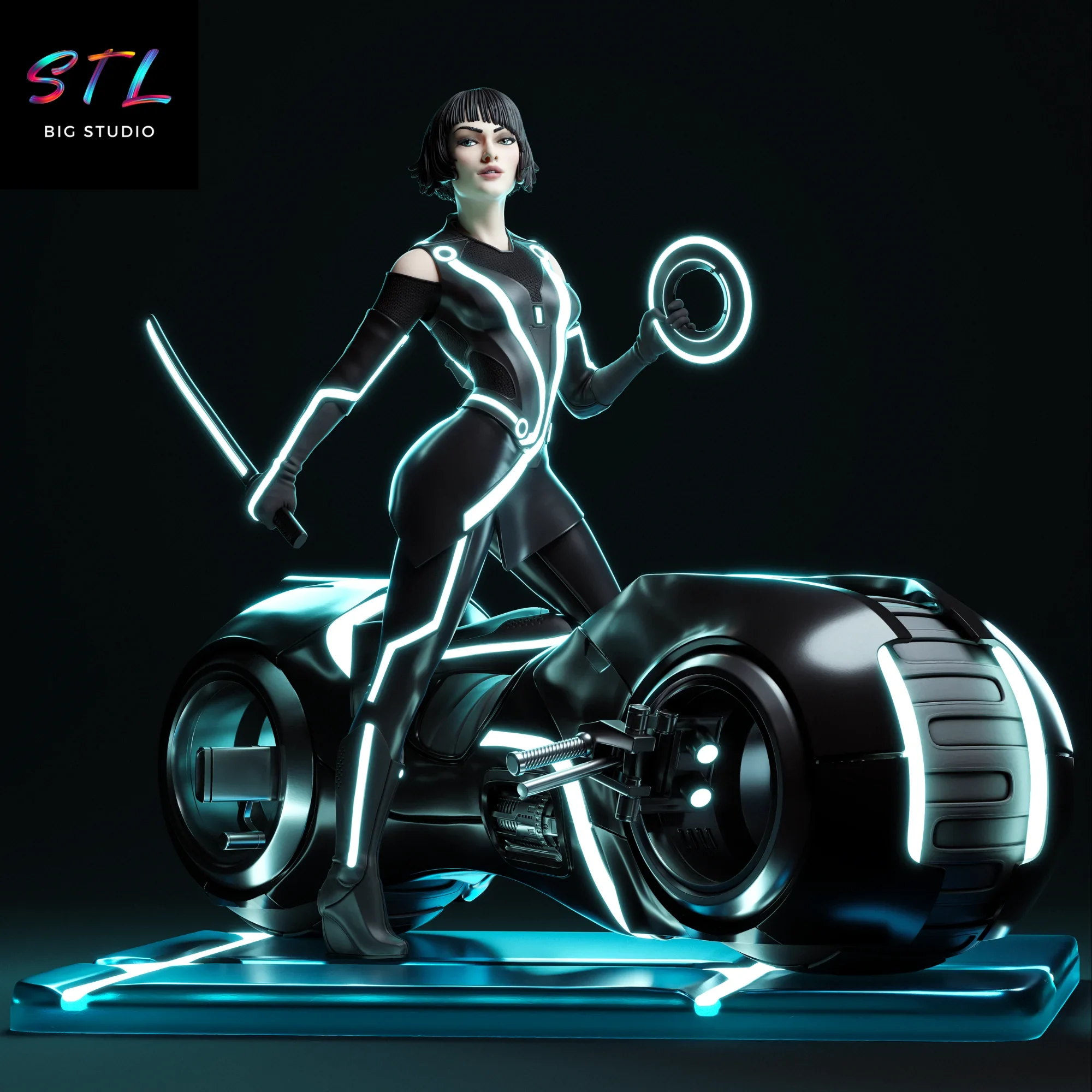 quorra stl tron legacy impresion 3d quorra stl tron legacy impresion 3d
