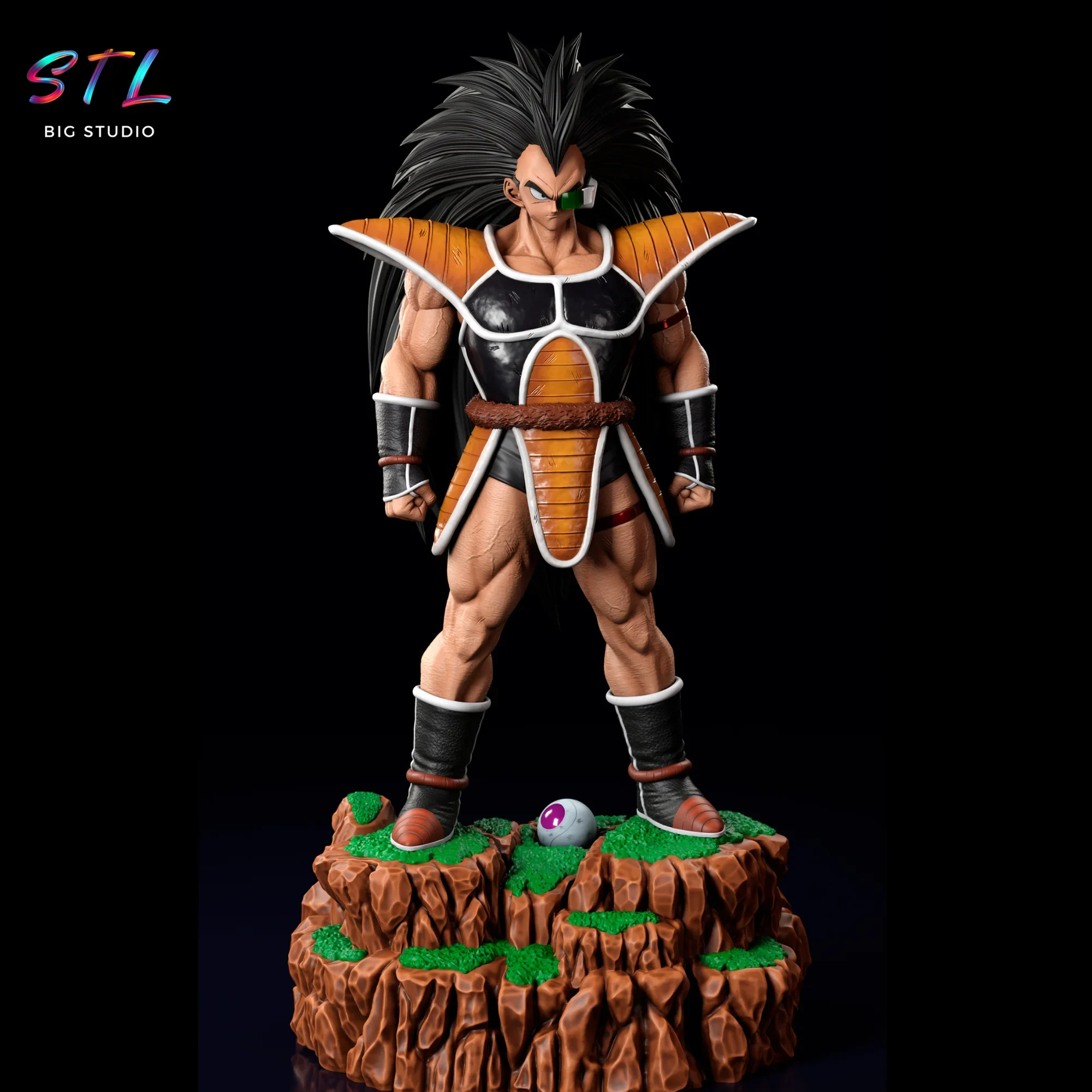 raditz stl dragon ball impresion 3d raditz stl dragon ball impresion 3d