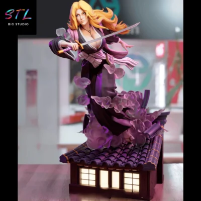 rangiku matsumoto stl bleach para impresion 3d