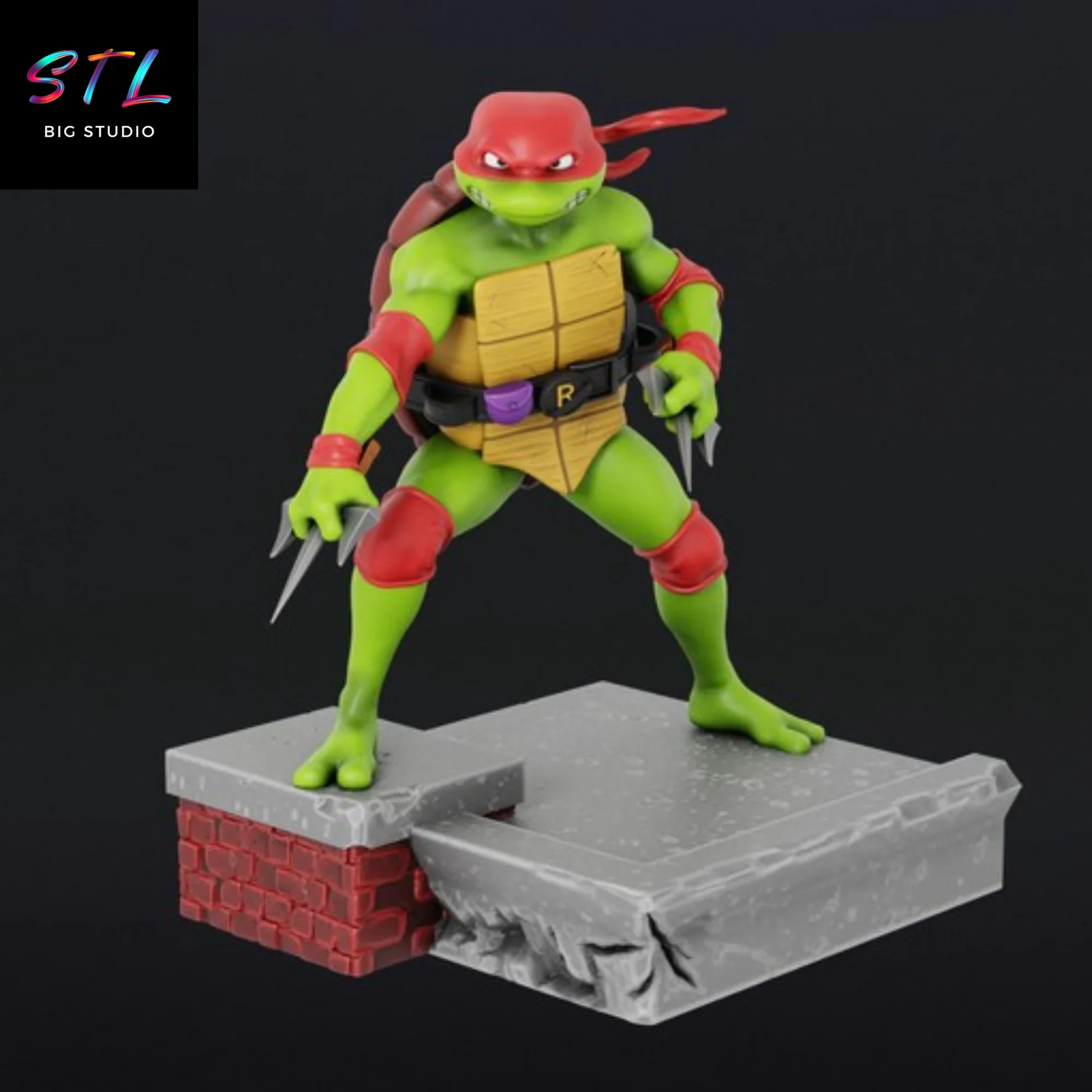 raphael stl tortugas ninja impresion 3d raphael stl tortugas ninja impresion 3d