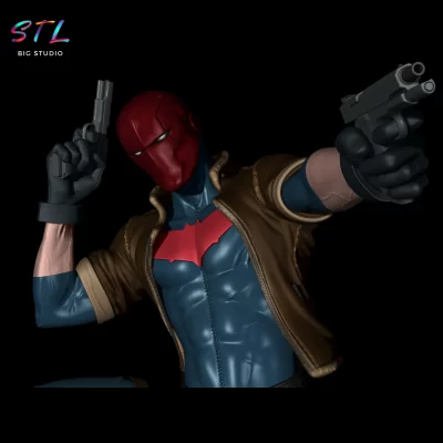 red hood stl dc comics imprimir 3d