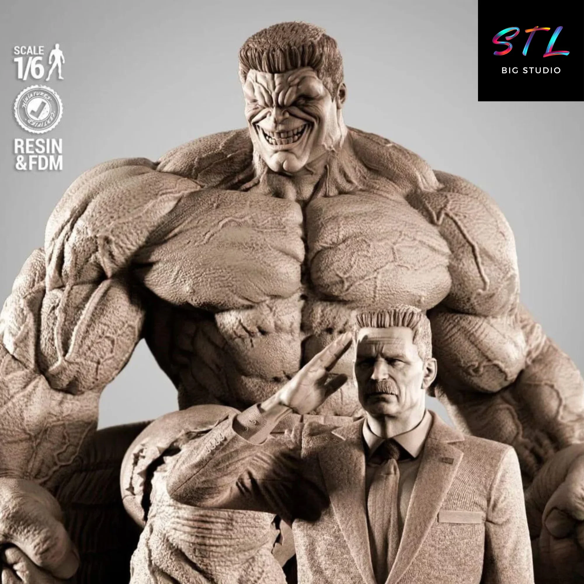 red hulk stl marvel figura impresion 3d red hulk stl marvel figura impresion 3d