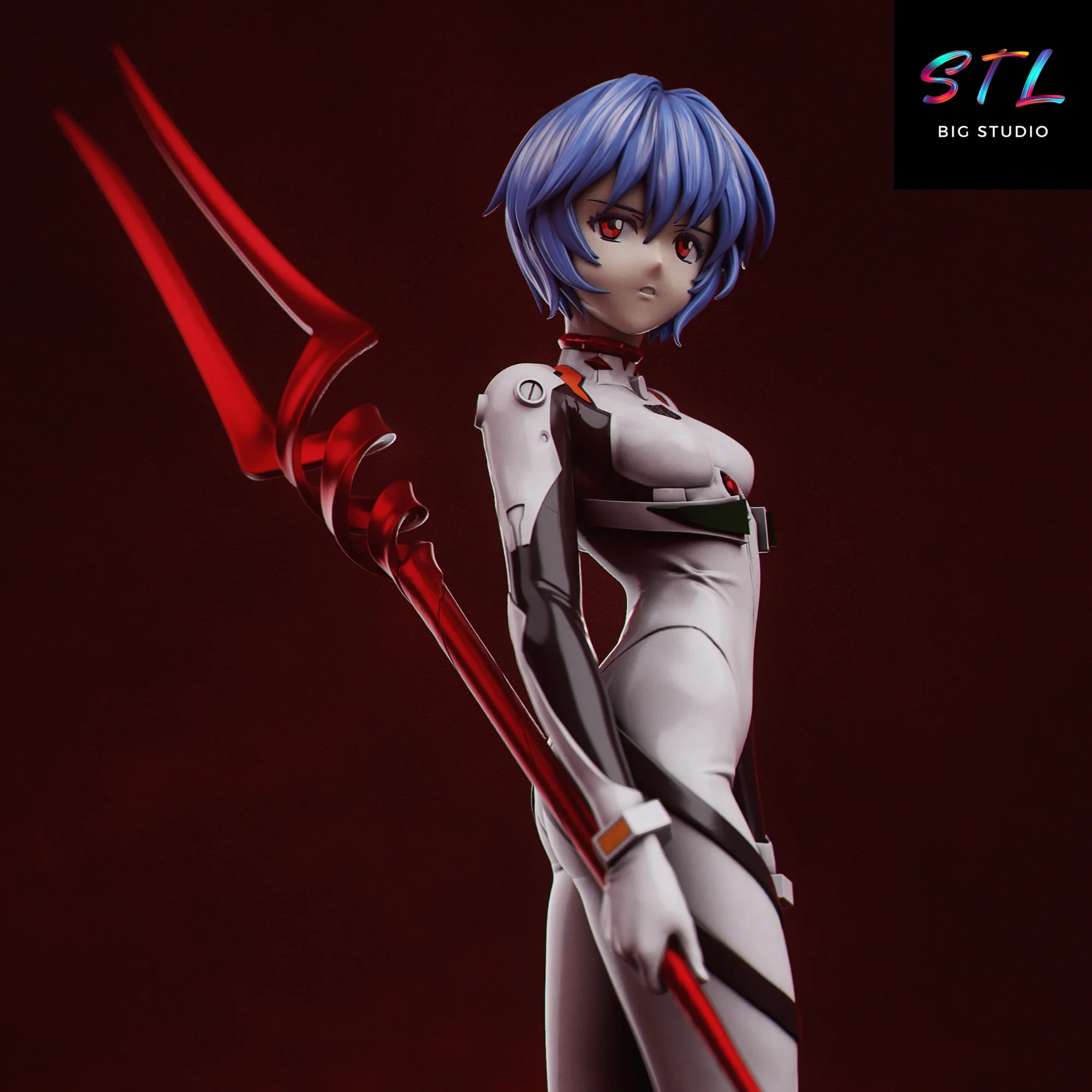 rei evangelion stl figura impresion 3d rei evangelion stl figura impresion 3d