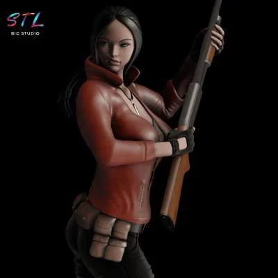 resident evil stl claire redfield impresion 3d