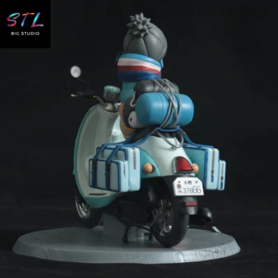 rin shima stl figura impresion 3d yuru camp