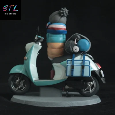 rin shima stl laid-back camp impresion 3d