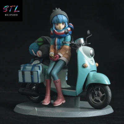rin shima stl yuru camp impresion 3d