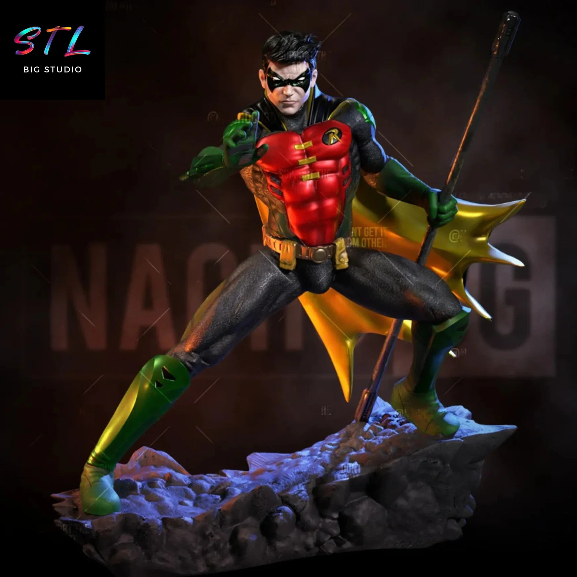 robin stl impresion 3d dc comics robin stl impresion 3d dc comics