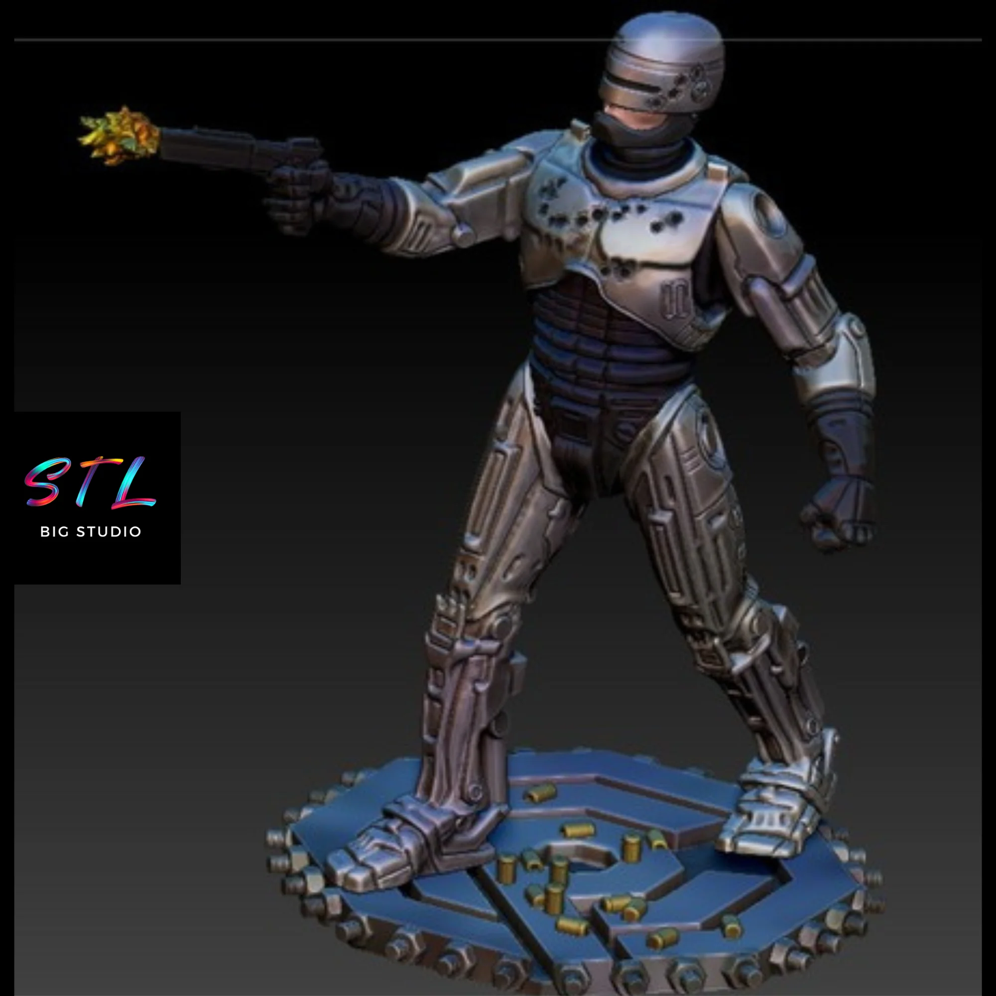robocop stl para impresion 3d