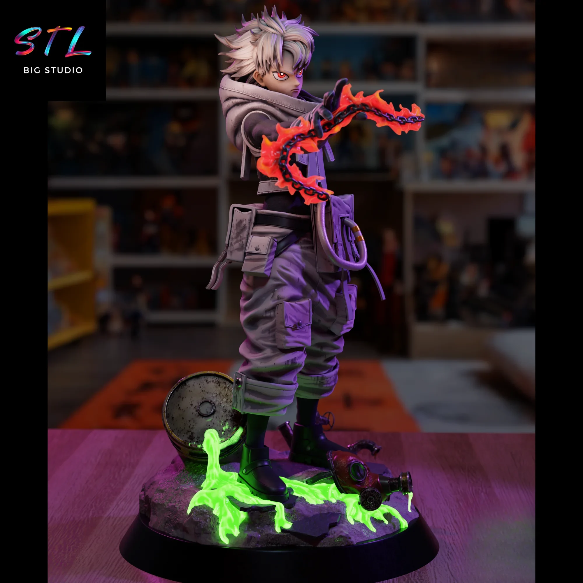 rudo gachiakuta stl figura impresion 3d rudo gachiakuta stl figura impresion 3d