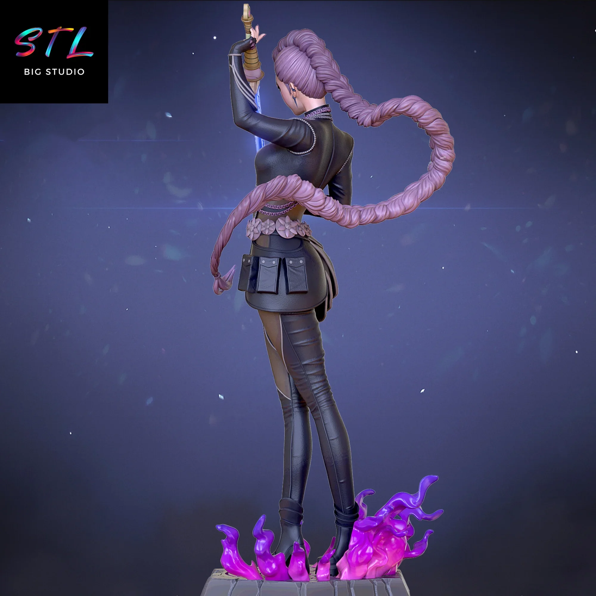 rumi stl kpop demon hunters impresion 3d rumi stl kpop demon hunters impresion 3d