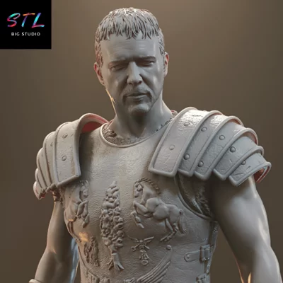 russell crowe stl gladiator impresion 3d