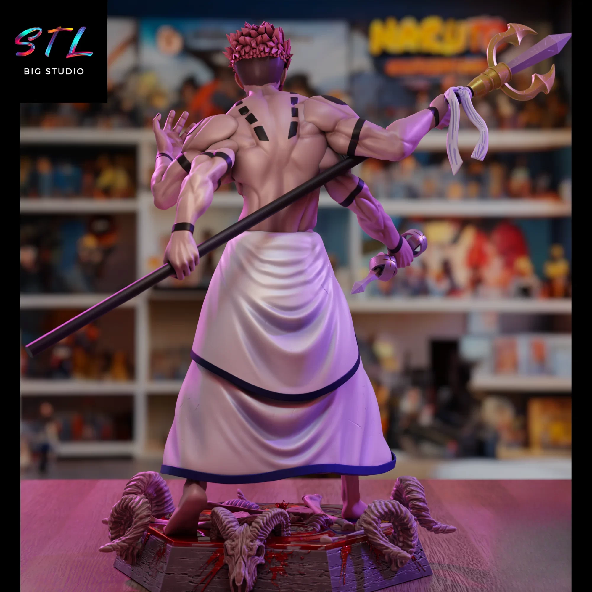 ryomen sukuna stl impresion 3d jujutsu kaisen
