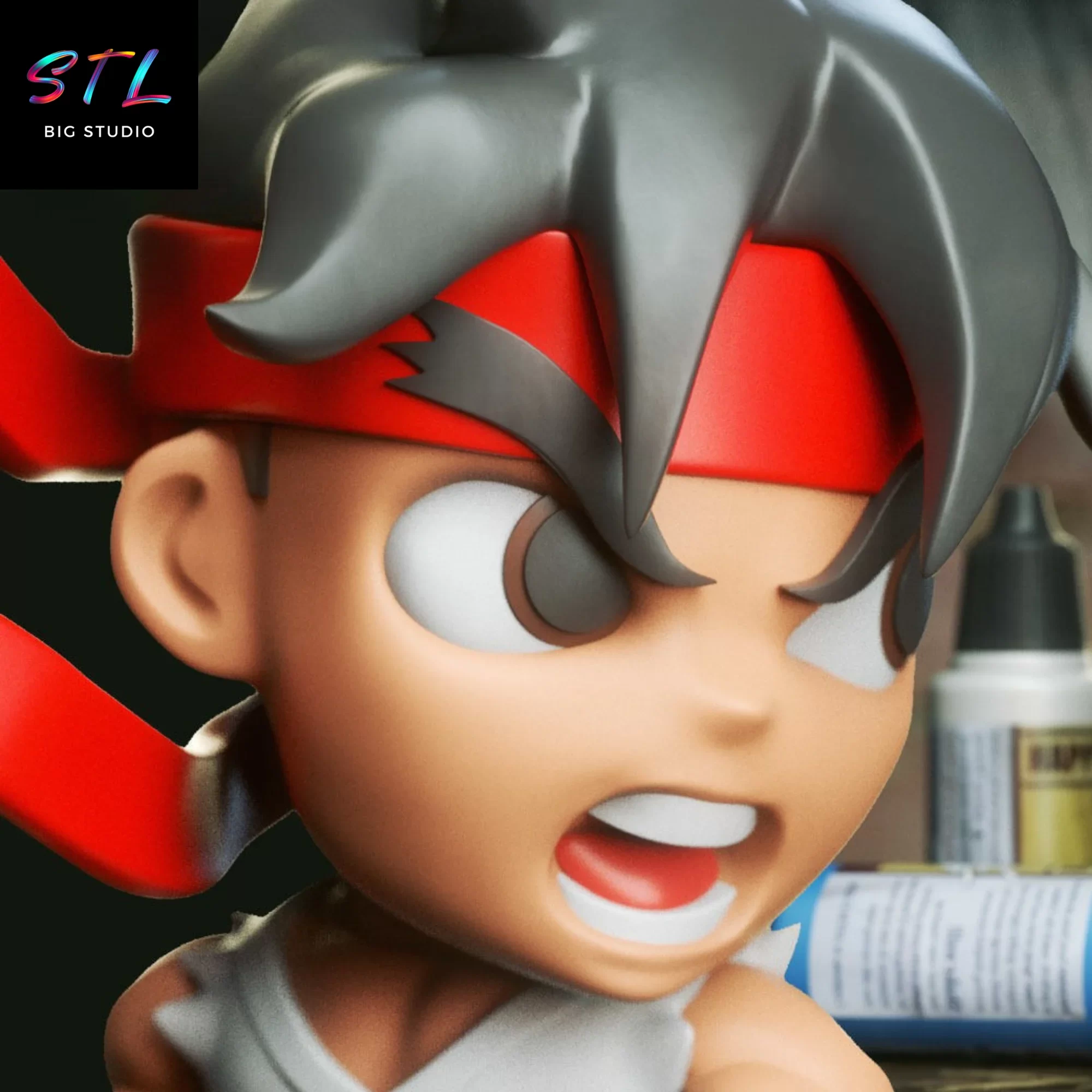 ryu street fighter stl impresion 3d ryu street fighter stl impresion 3d