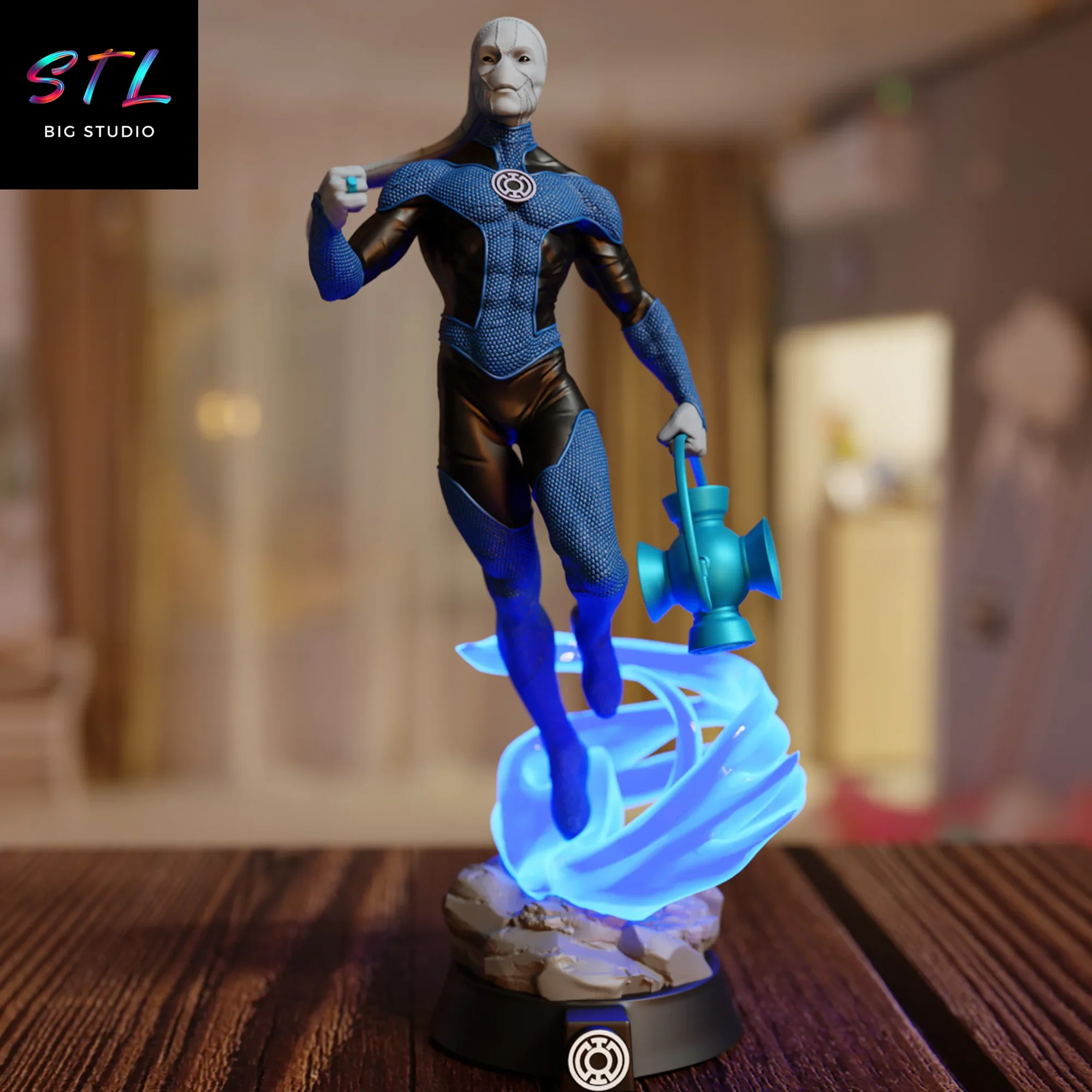 saint walker stl blue lantern para impresion 3d saint walker stl blue lantern para impresion 3d