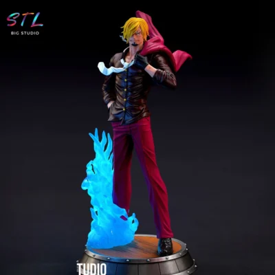 sanji stl one piece impresion 3d