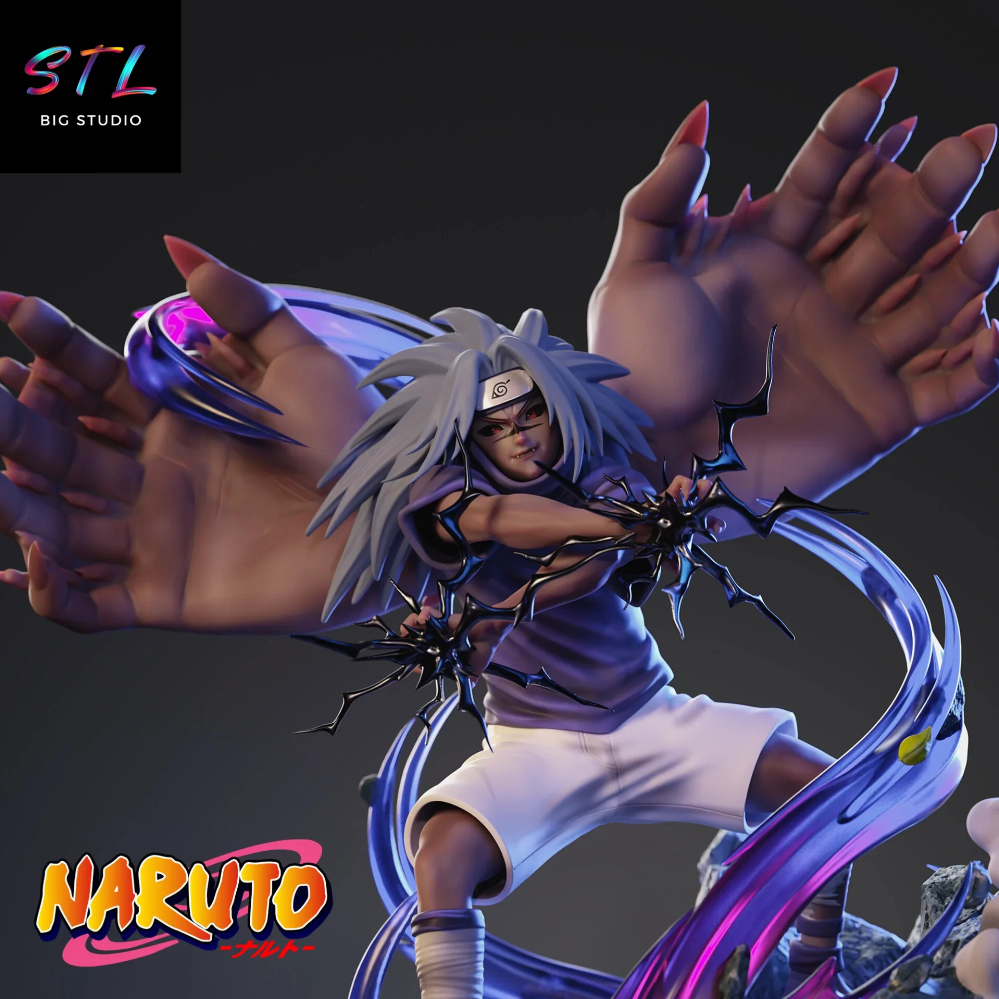 sasuke stl marca maldita impresion 3d sasuke stl marca maldita impresion 3d