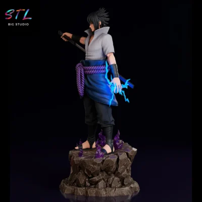 sasuke uchiha stl naruto shippuden impresion 3d