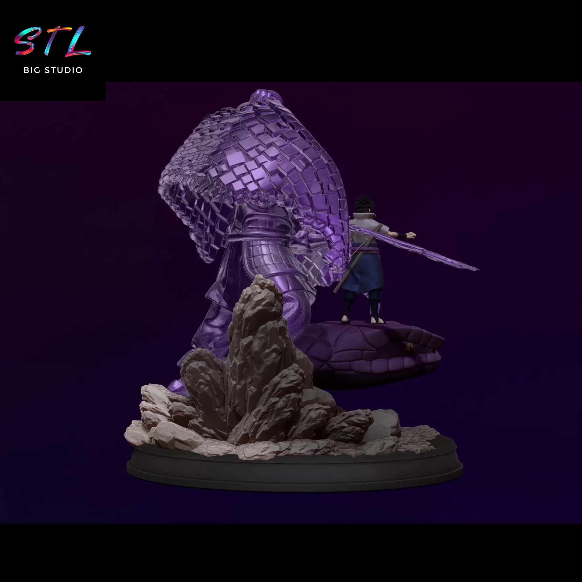 sasuke y susanoo para imprimir en 3d stl sasuke y susanoo para imprimir en 3d stl