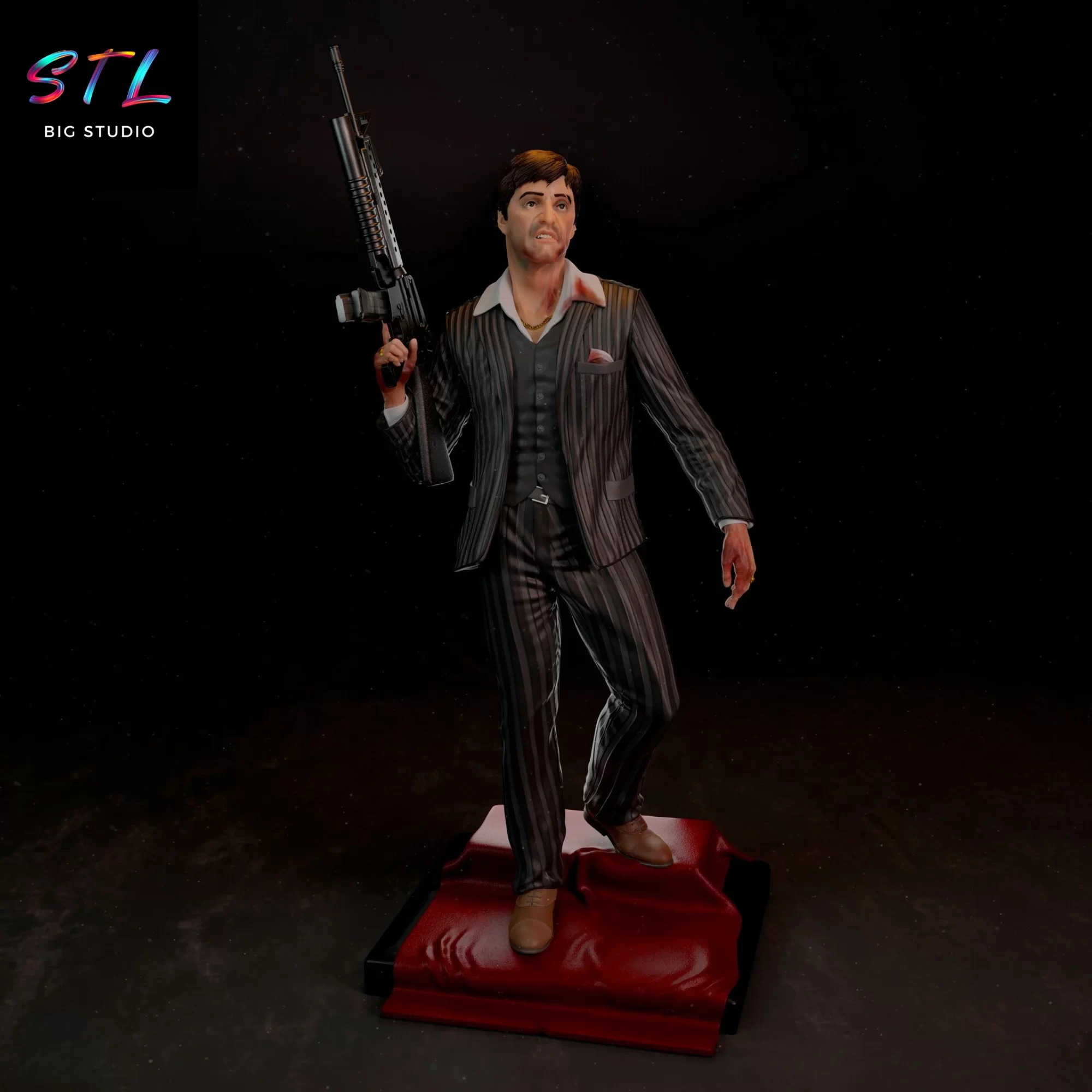 scarface stl tony montana impreison 3d peliculas