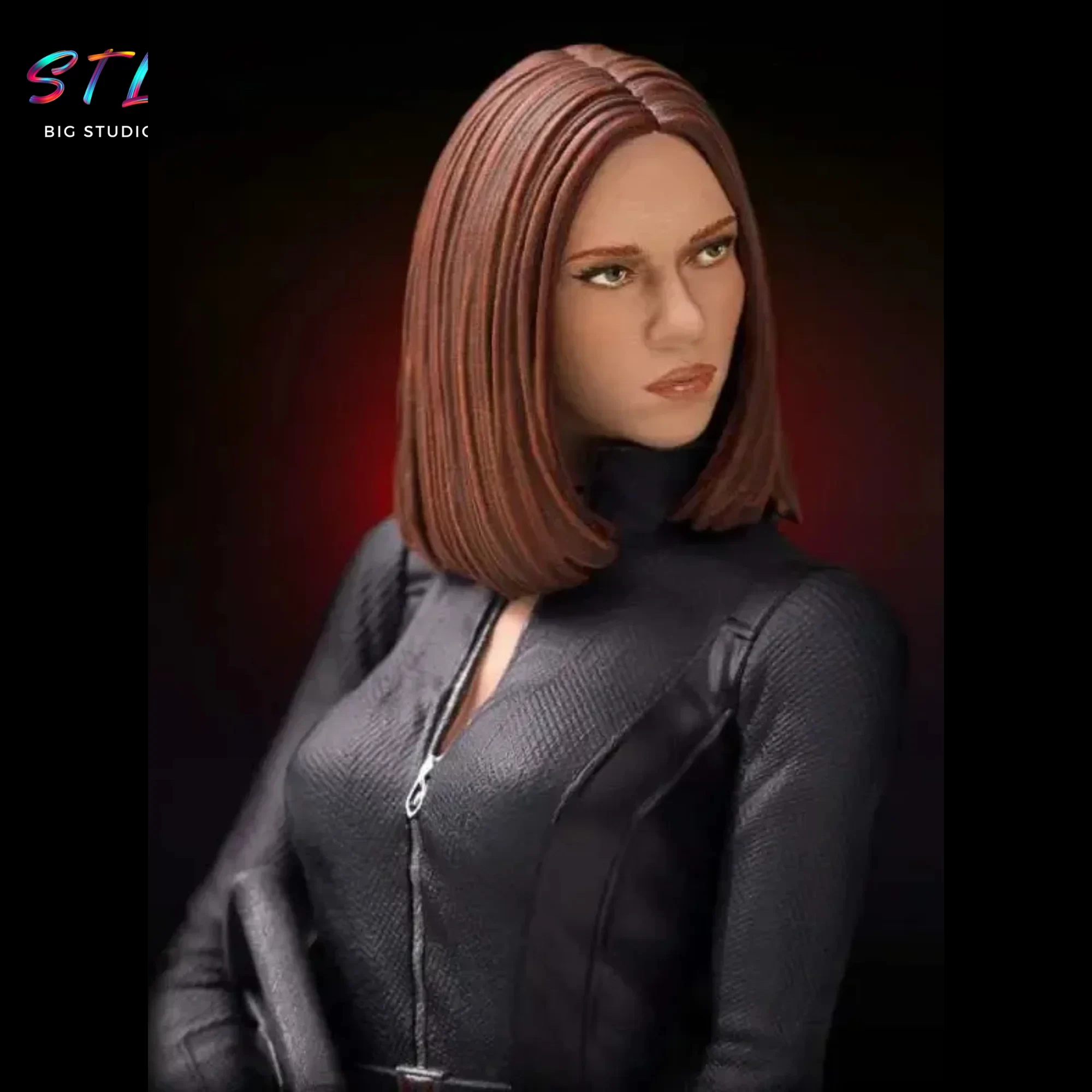 scarlett johansson stl black widow impresion 3d scarlett johansson stl black widow impresion 3d