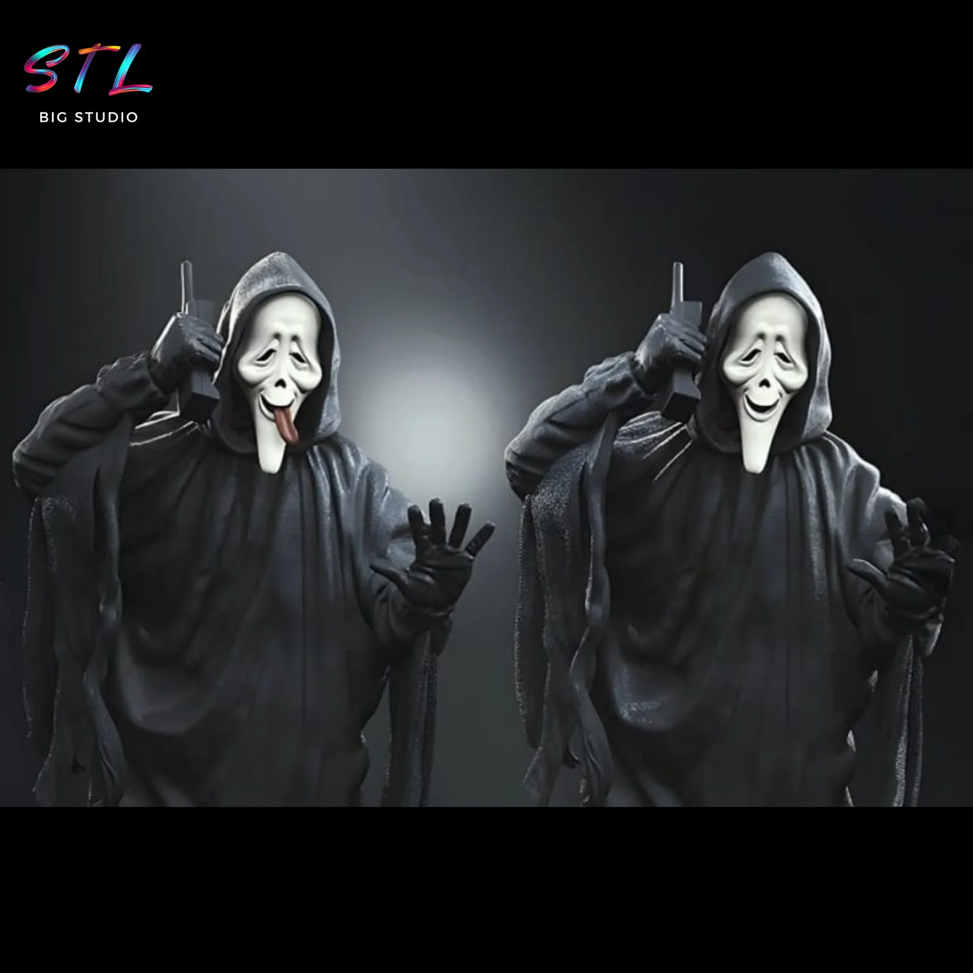 scream stl ghostface impresion 3d scream stl ghostface impresion 3d