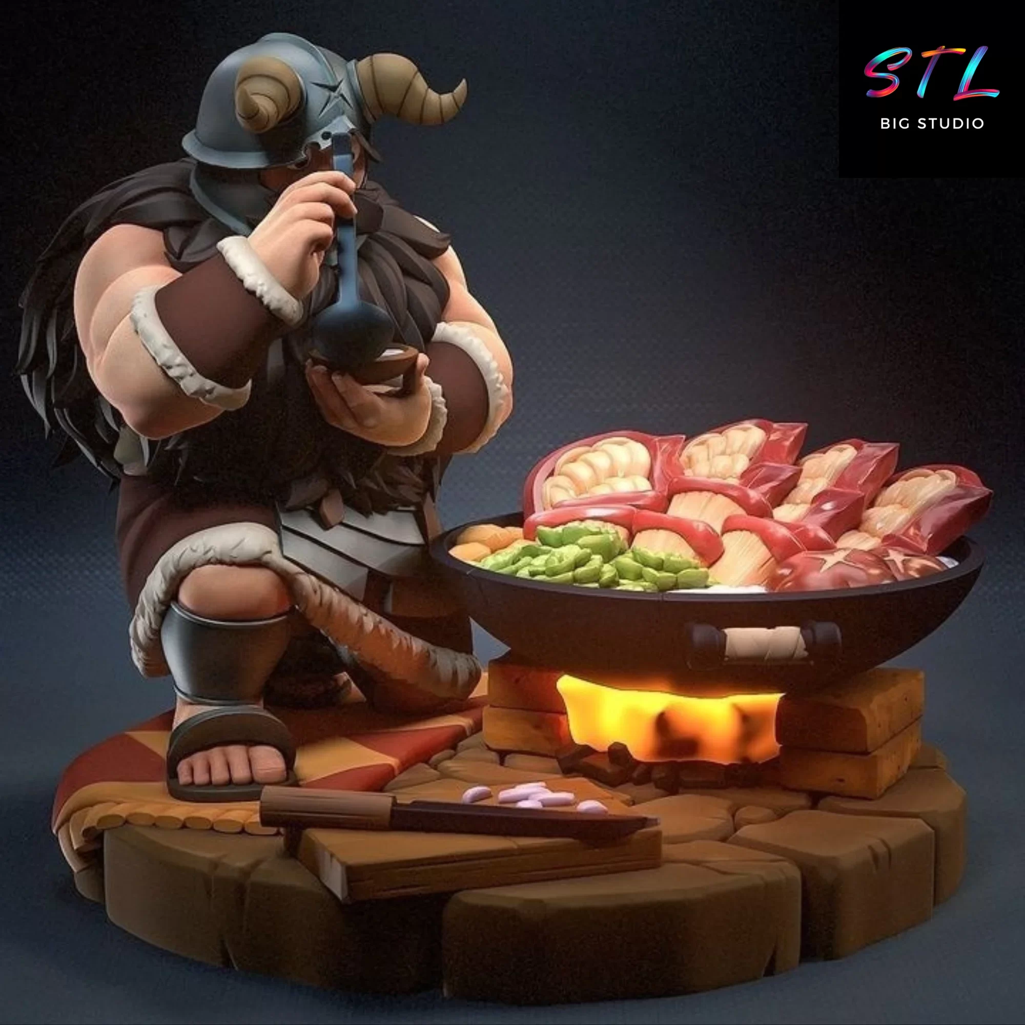 senshi stl dungeon meshi impresion 3d
