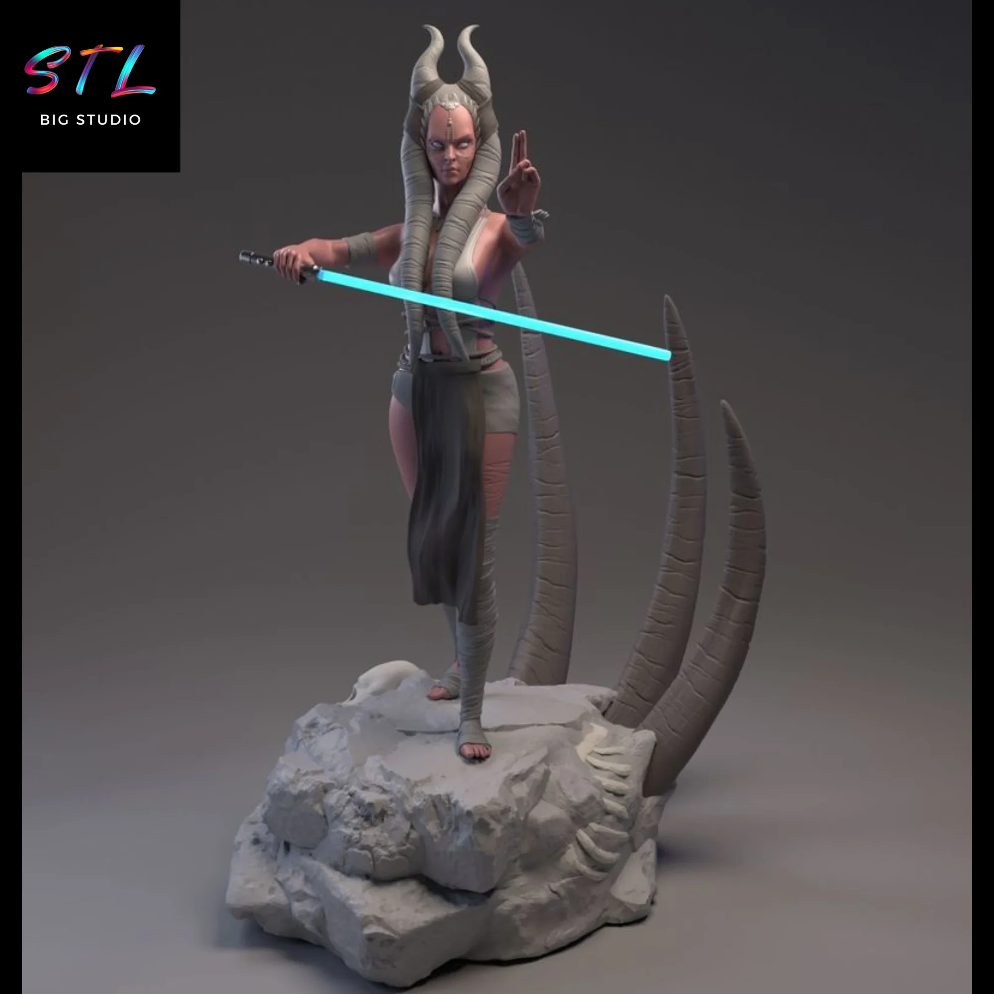 shaak ti stl star wars impresion 3d