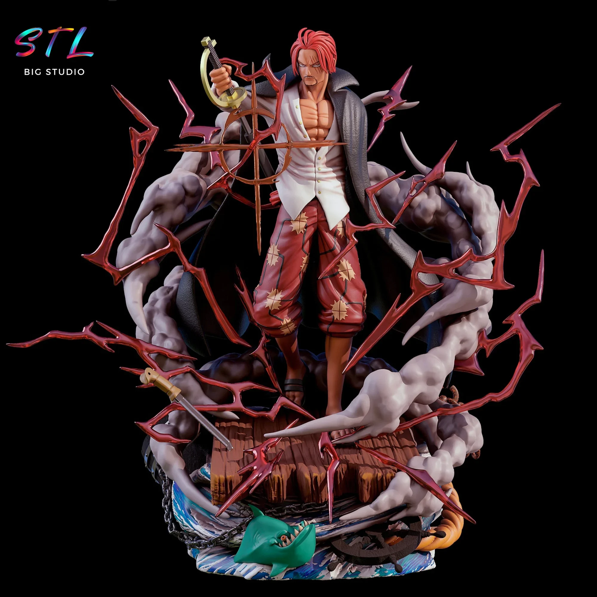shanks stl one piece impresion 3d