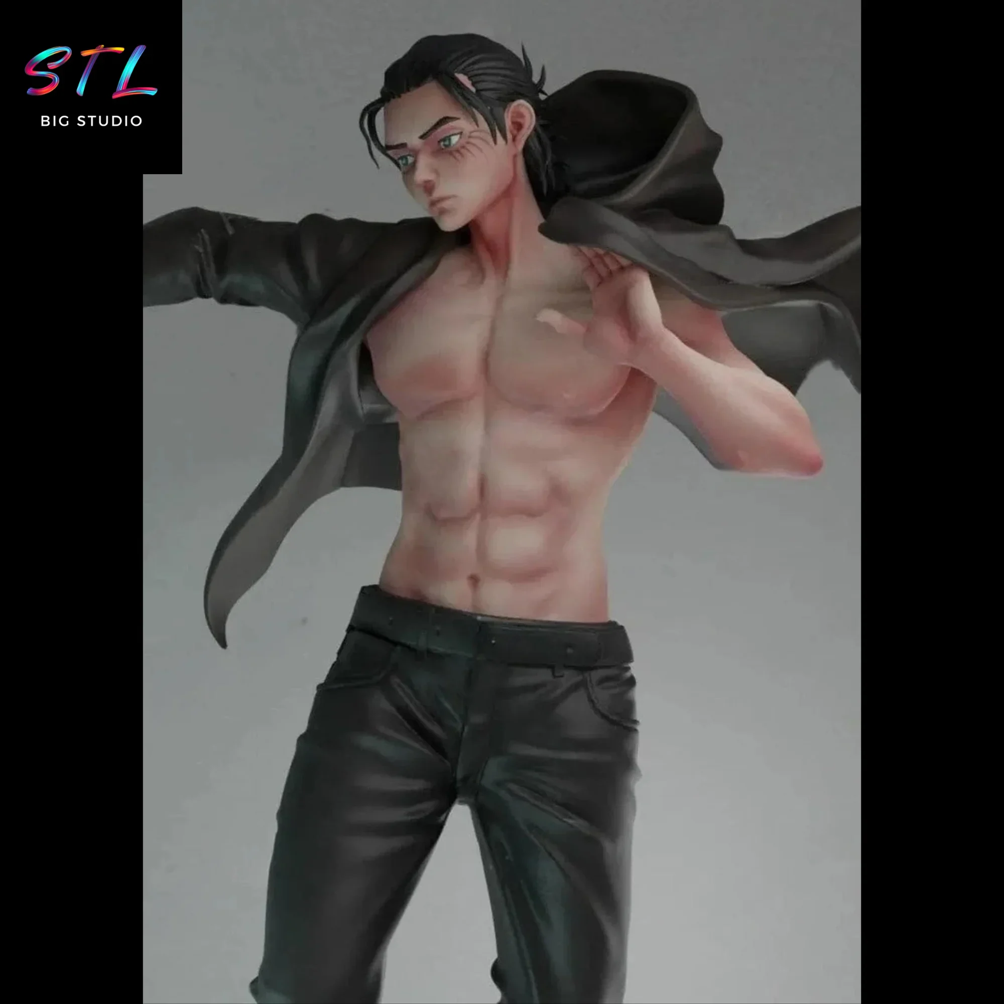 shingeki no kyojin stl eren jaeger impresion 3d shingeki no kyojin stl eren jaeger impresion 3d