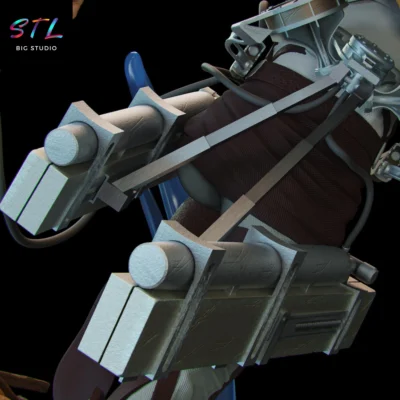 shingeki no kyojin stl levi ackerman impresion 3d