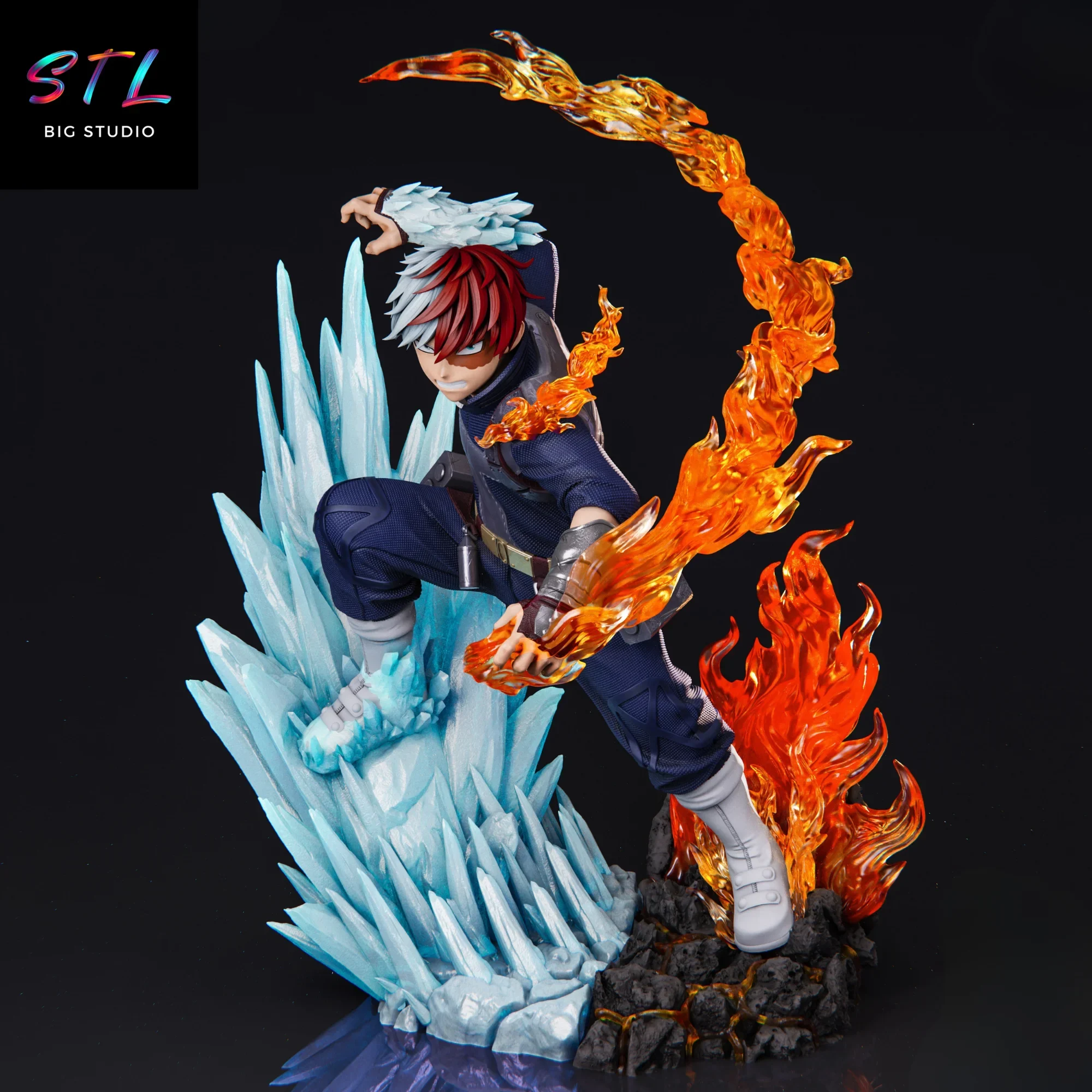 shoto todoroki stl my hero academia impresion 3d shoto todoroki stl my hero academia impresion 3d