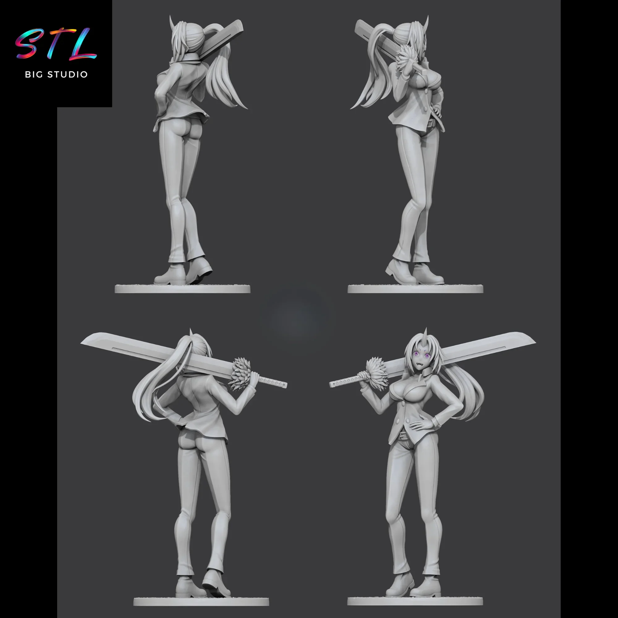 slime datta ken stl shion impresion 3d anime slime datta ken stl shion impresion 3d anime