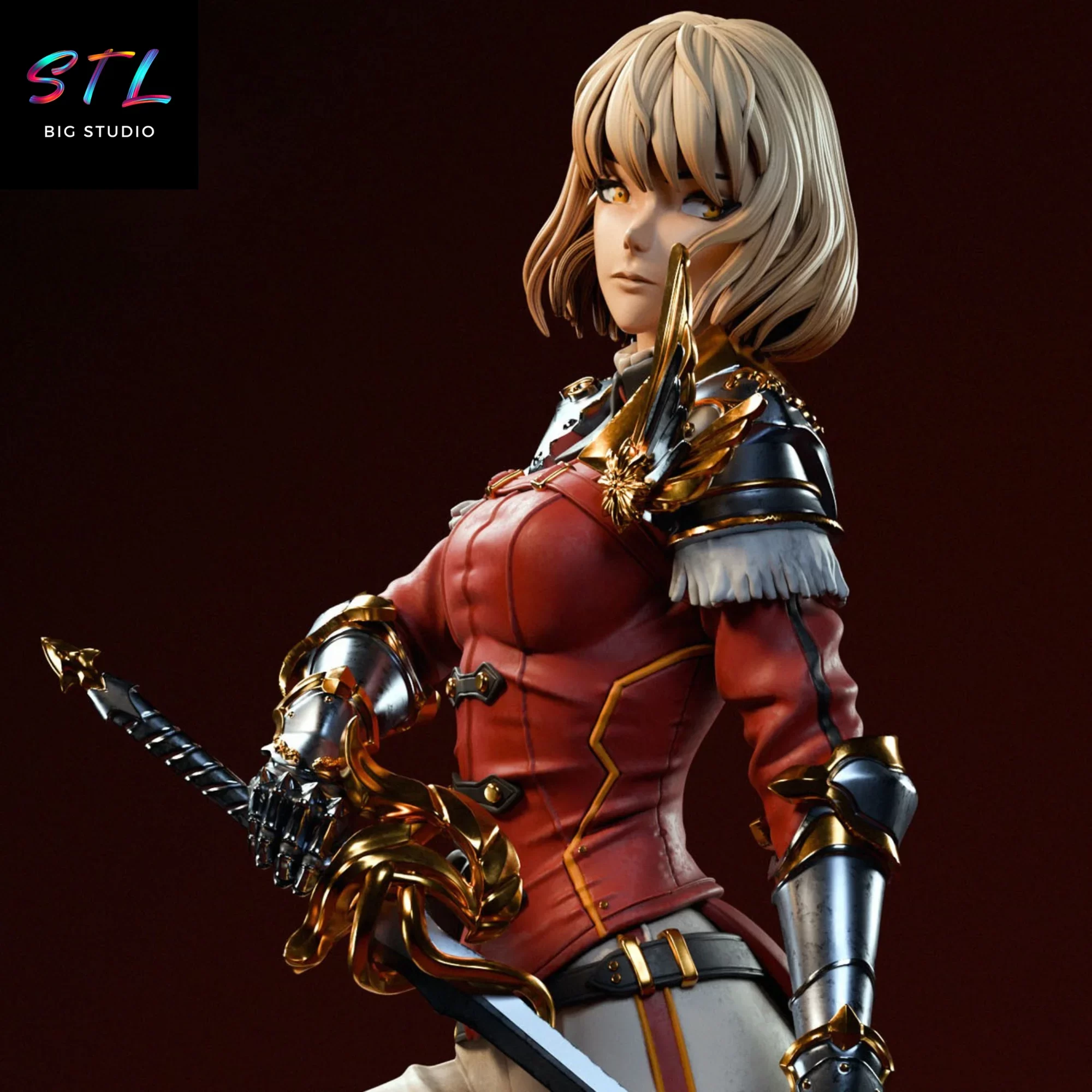 solo leveling stl cha hae in figura impresion 3d solo leveling stl cha hae in figura impresion 3d