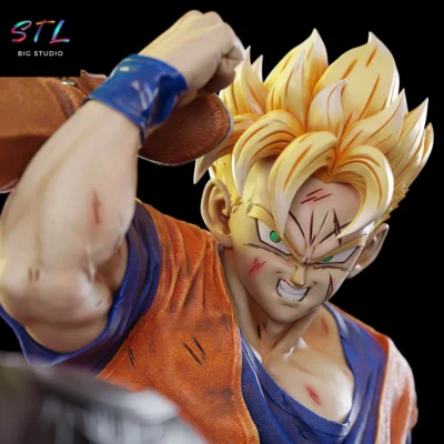 son gohan stl impresion 3d dragon ball