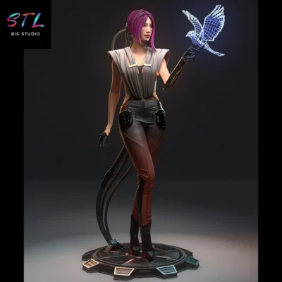 songbird stl cyberpunk 2077 impresion 3d