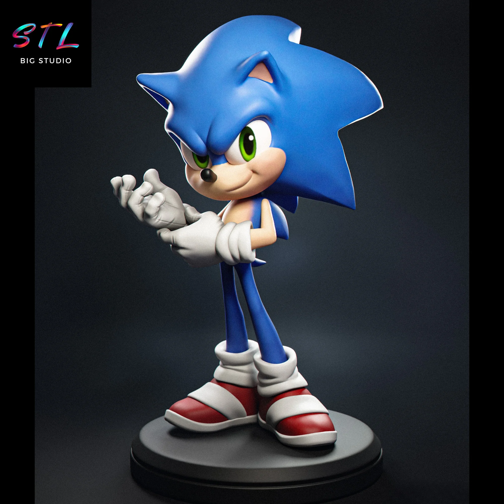 sonic stl impresion 3d