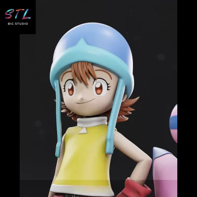 sora stl digimon diorama 3d print