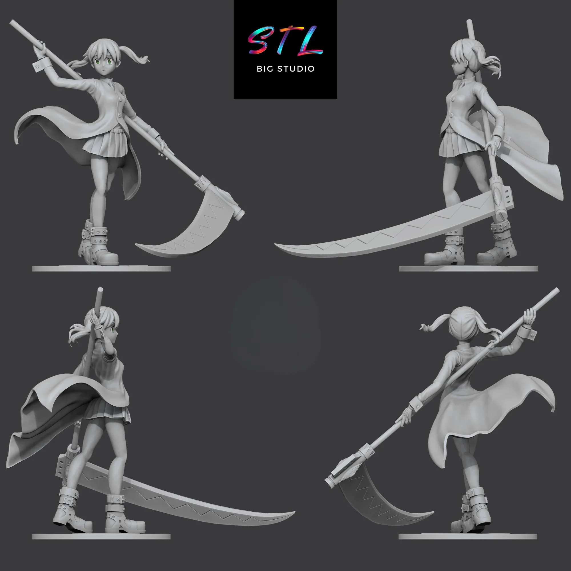 soul eater stl maka albarn para impresion 3d soul eater stl maka albarn para impresion 3d