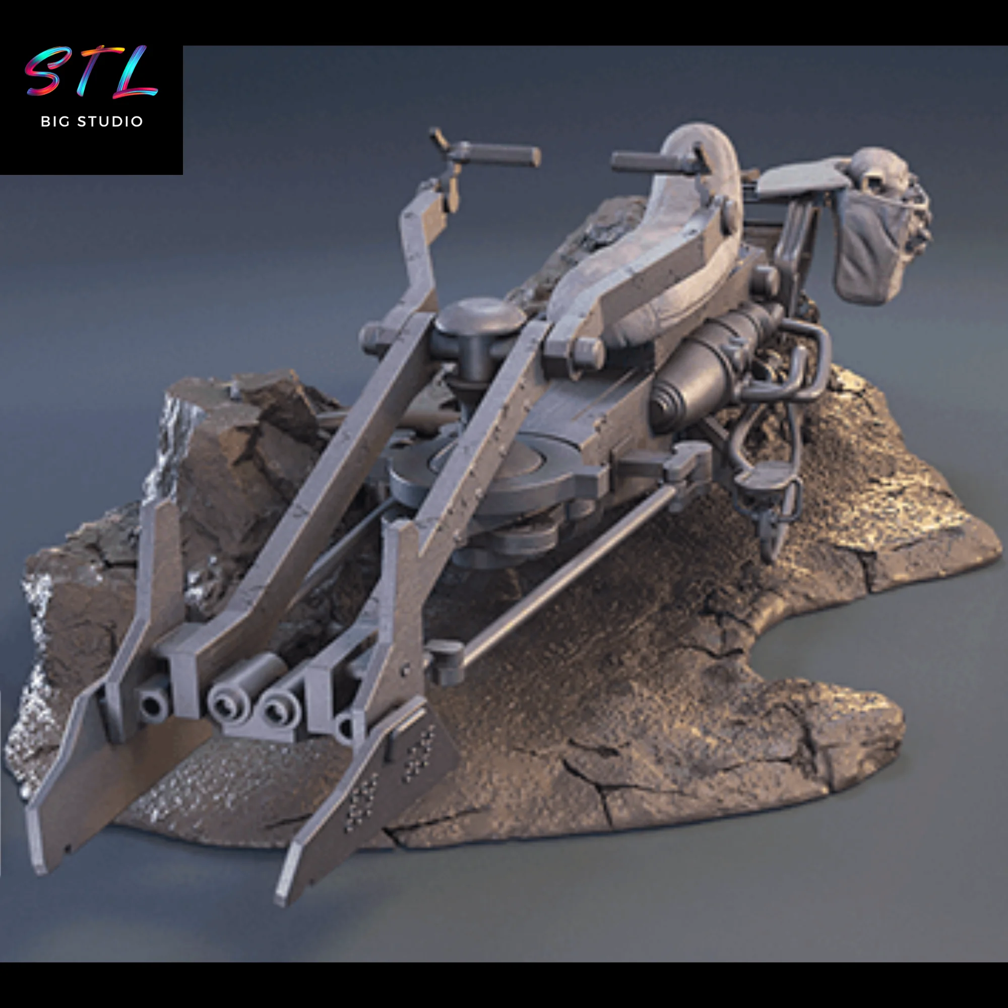 speeder bike stl mandalorian impreison 3d