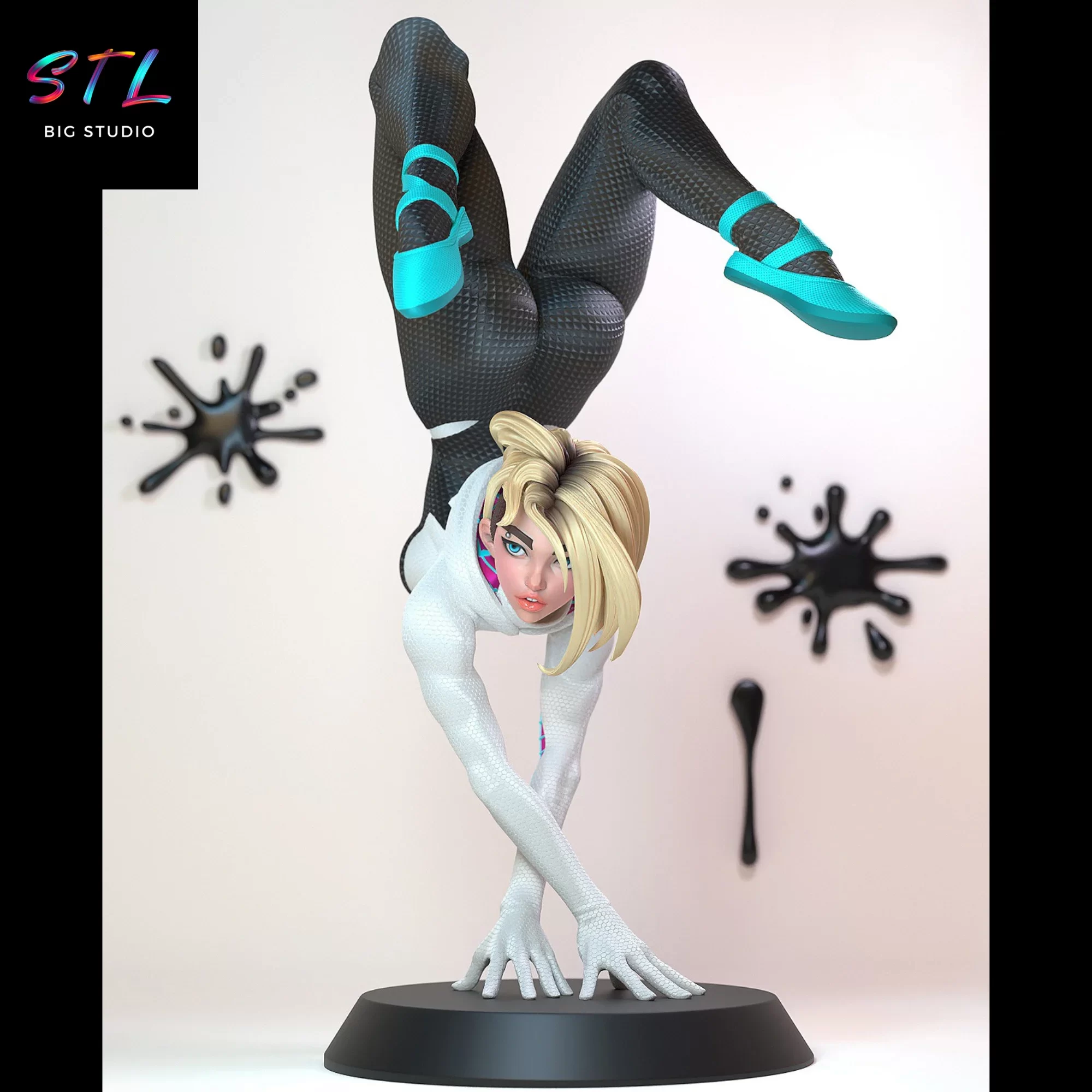 spider-gwen stl impresion 3d marvel spider-gwen stl impresion 3d marvel