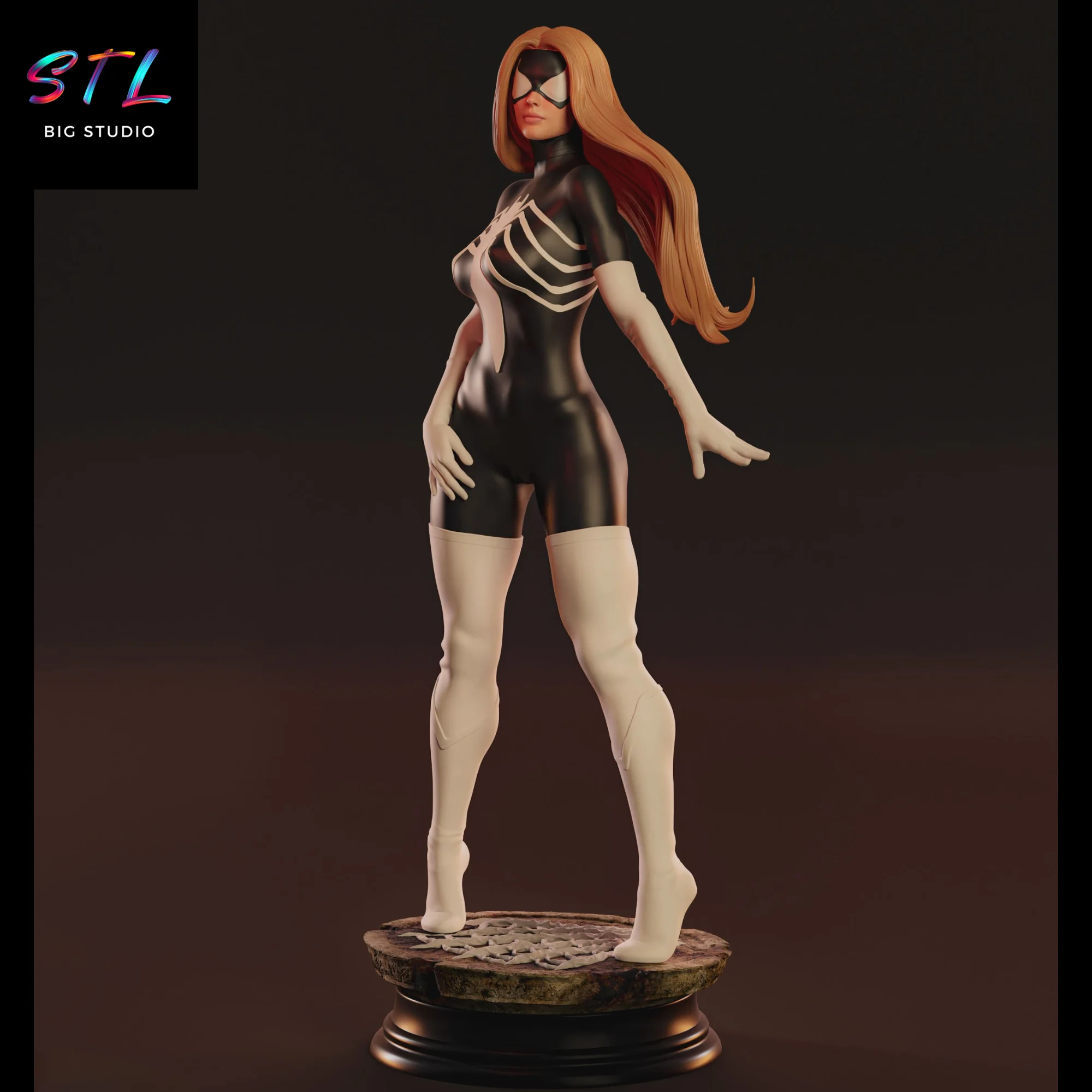 spider-woman 2 stl julia carpenter para impresion 3d