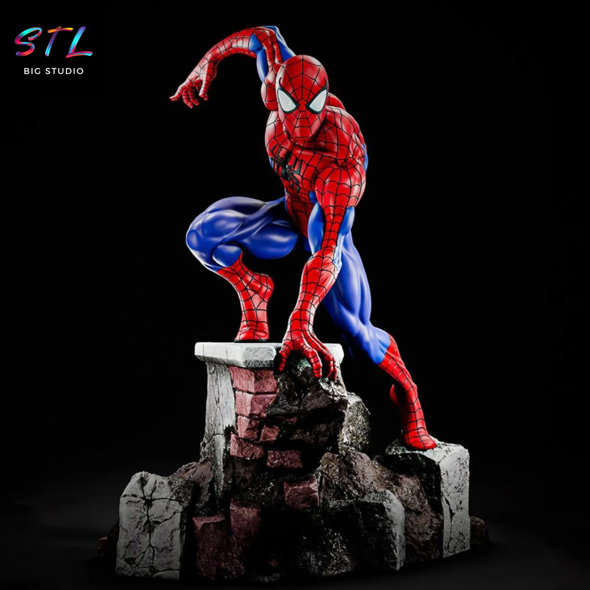 Spider-Man Clásico STL | Marvel | Figura Icónica para Impresión 3D