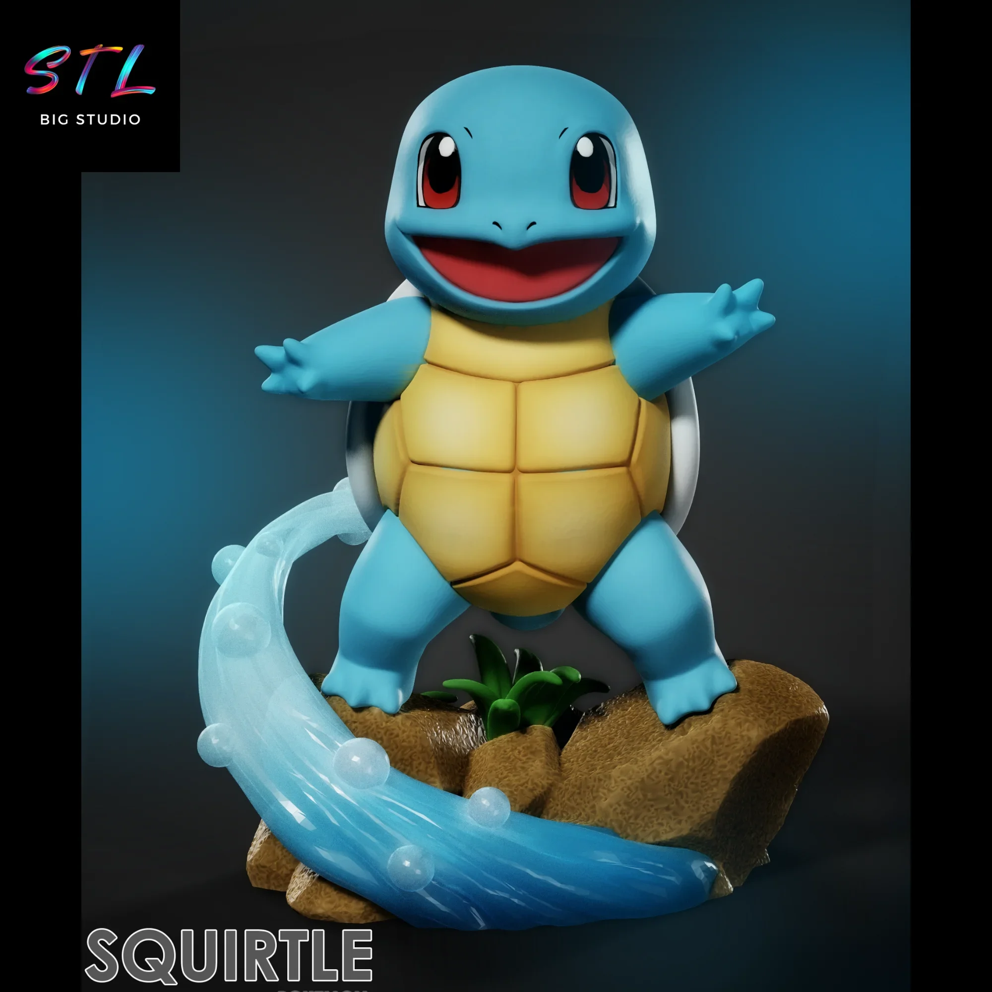 squirtle stl pokemon para impresion 3d squirtle stl pokemon para impresion 3d