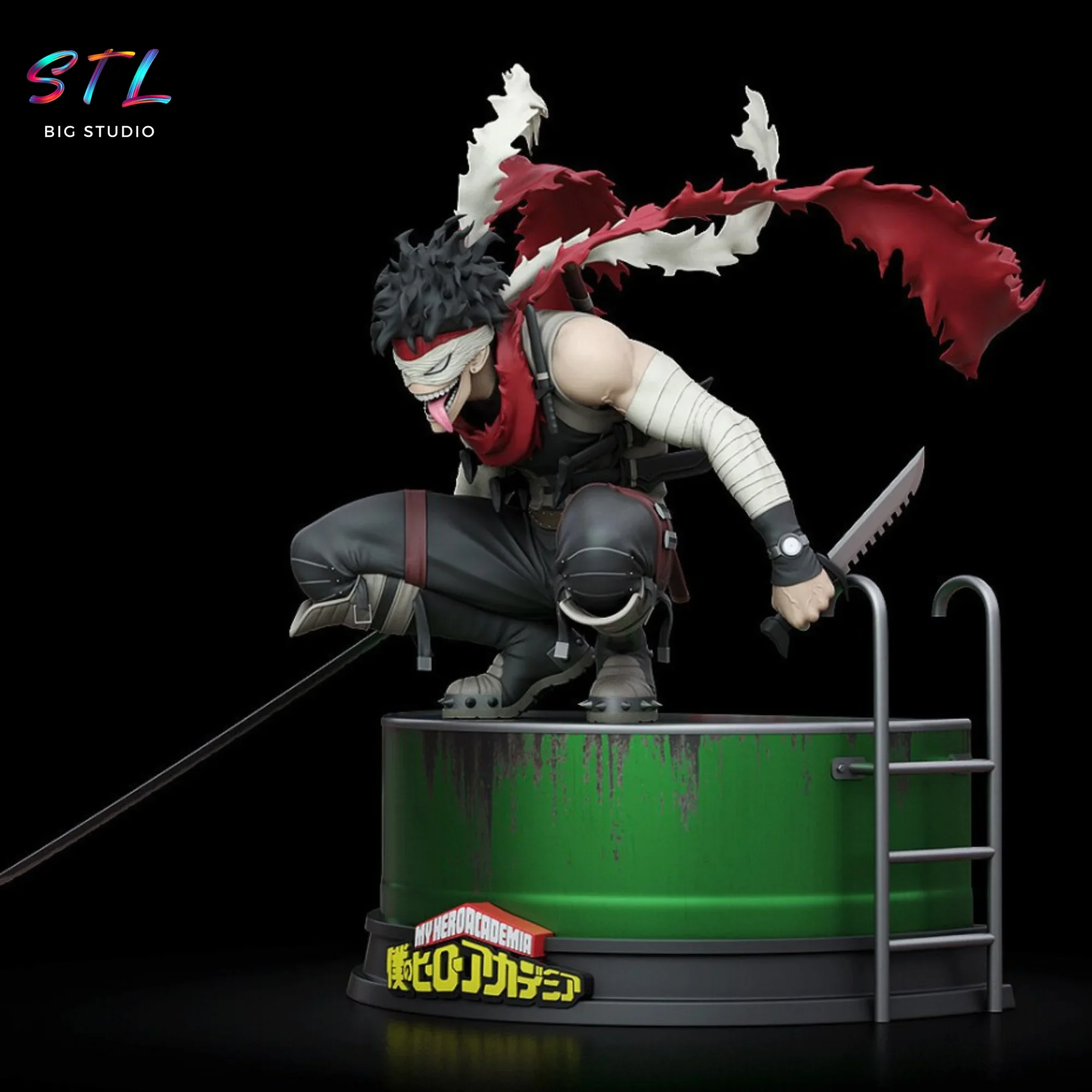 stain stl chizome akaguro impresion 3d my hero academia stain stl chizome akaguro impresion 3d my hero academia