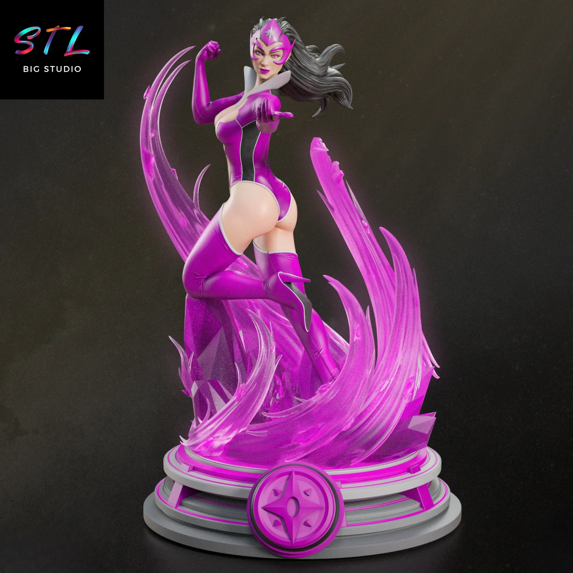 star sapphire stl dc comics figura impresion 3d