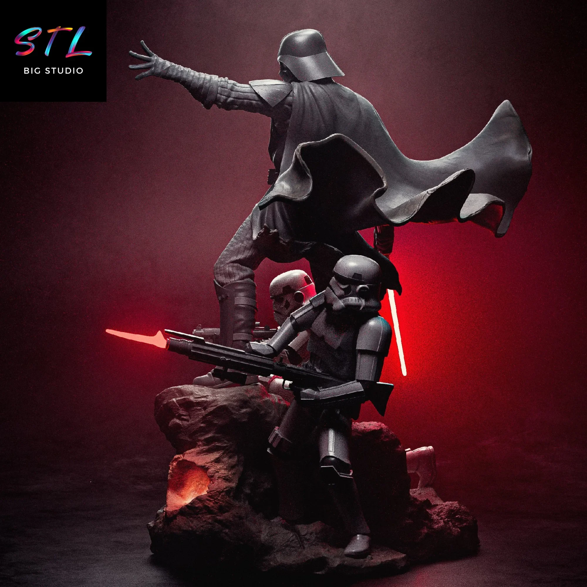 star wars diorama stl darth vader para impresion 3d star wars diorama stl darth vader para impresion 3d