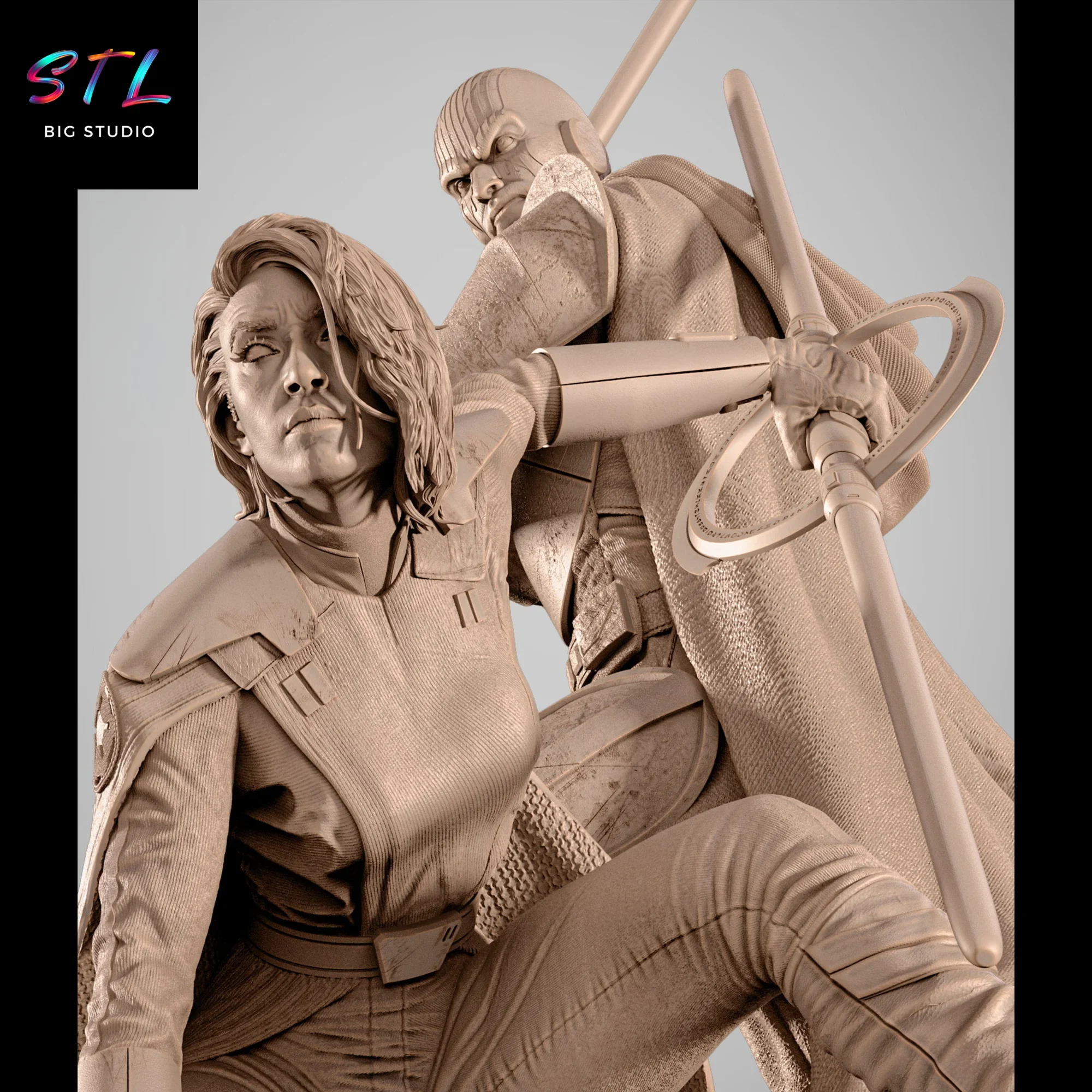 star wars stl Gran Inquisidor y Segunda Hermana para impresion 3d star wars stl Gran Inquisidor y Segunda Hermana para impresion 3d