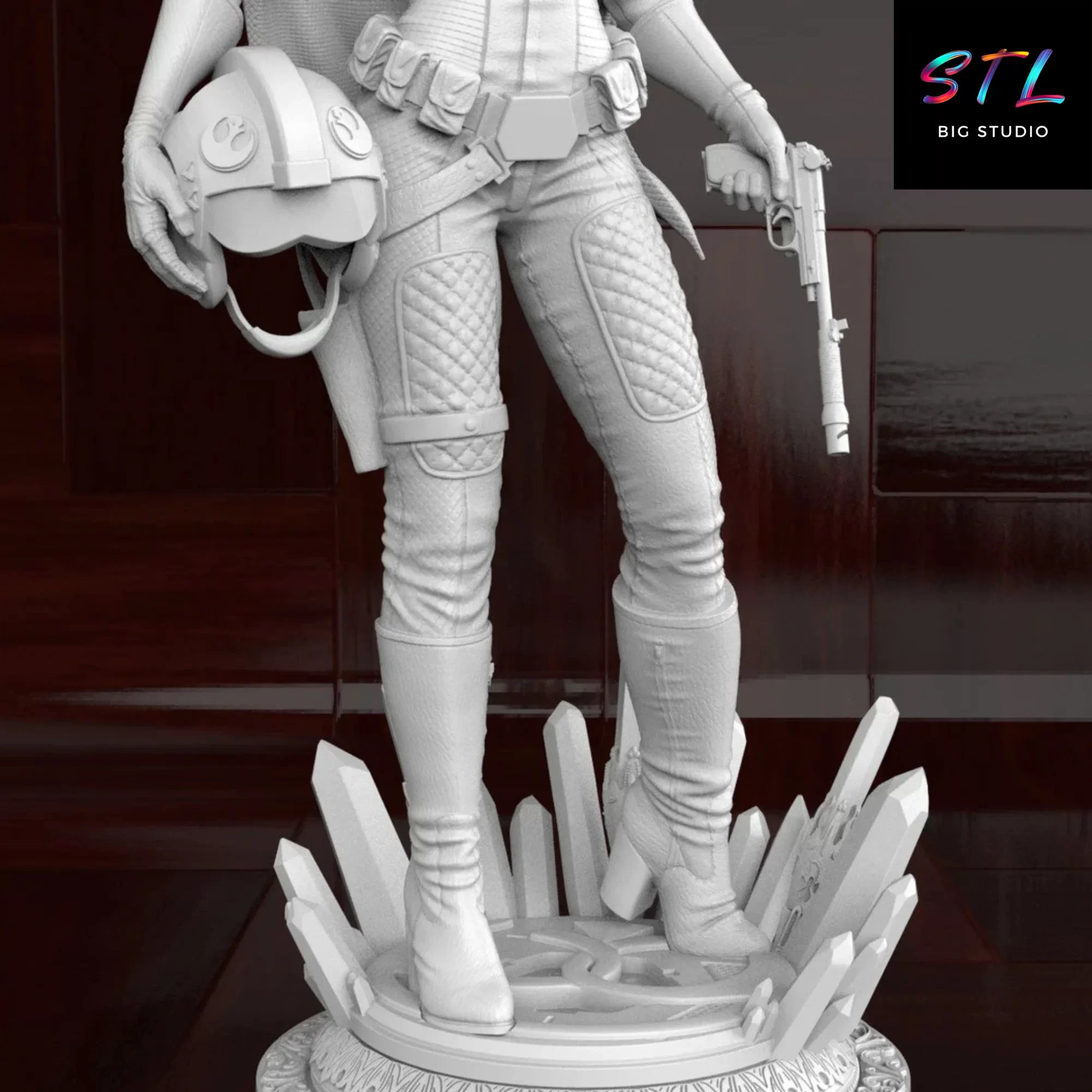 star wars stl leia figura para imprimir en 3d star wars stl leia figura para imprimir en 3d