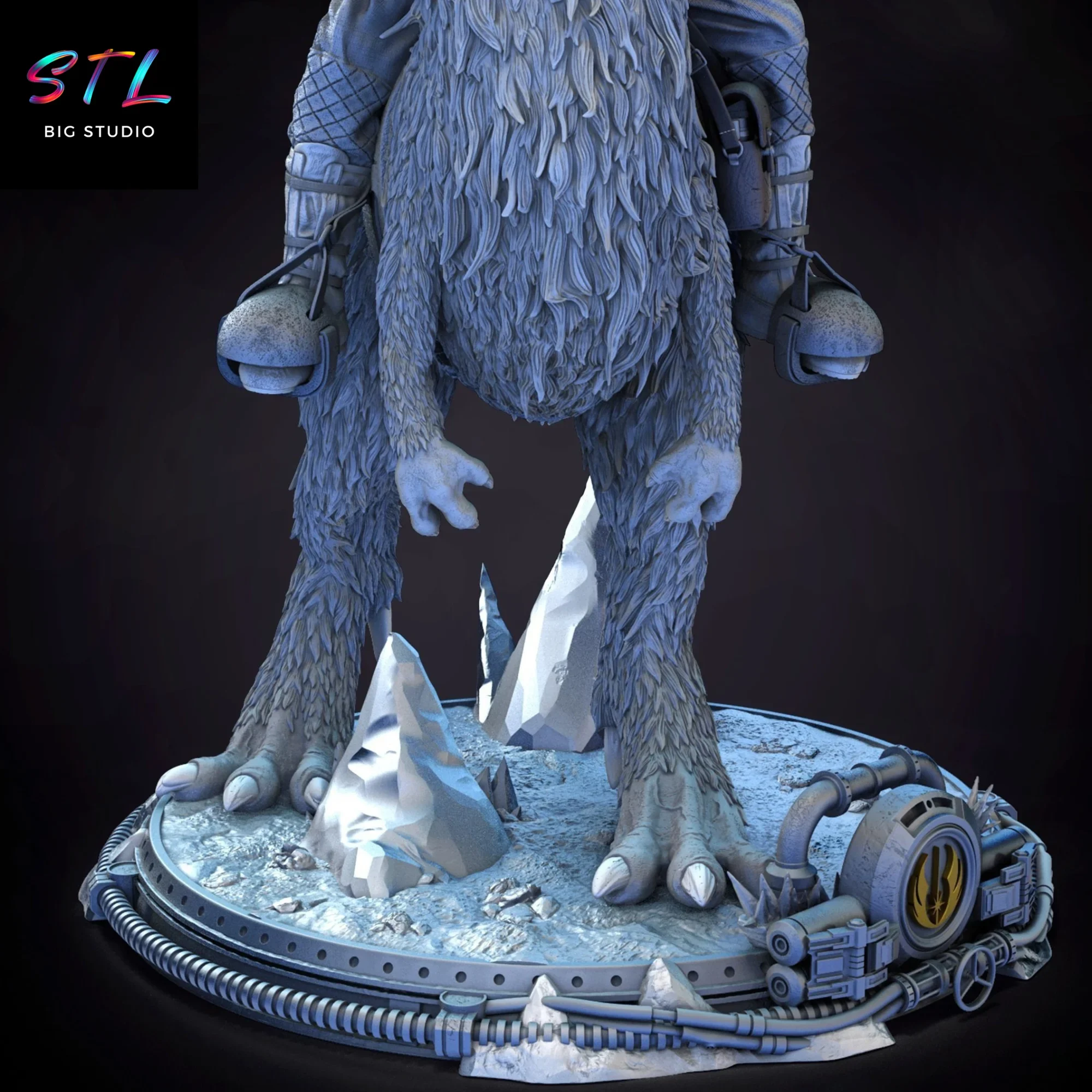 star wars stl luke skywalker montado en tauntaun star wars stl luke skywalker montado en tauntaun
